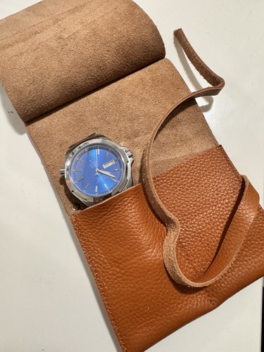 Genuine leather watch travel - leather,