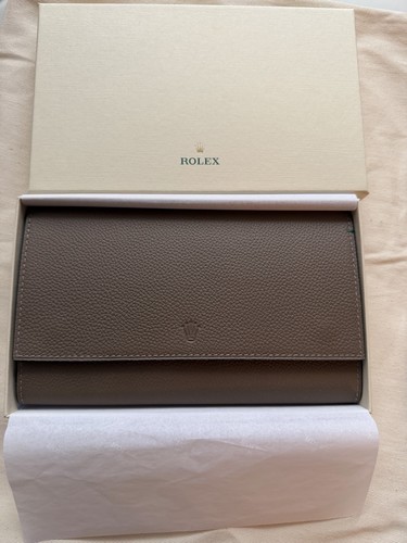 Authentic taupe leather rolex - authentic,