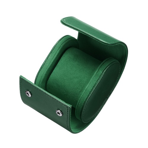 Leather watch travel case - leather,