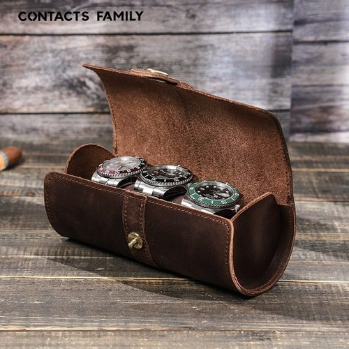 Genuine leather watch - watch, roll