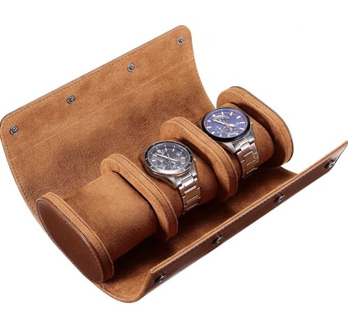 Brown faux leather travel - brown,